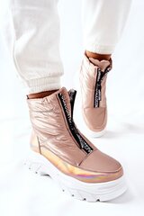 Aulinukai moterims Vinceza Trappers Boots Gold Echowen 16780-21, aukso spalvos цена и информация | Женские сапоги | pigu.lt