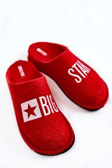 Namų šlepetės moterims Big Star Shoes 22440-21, raudonos kaina ir informacija | Šlepetės moterims | pigu.lt