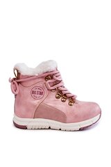 Žieminiai batai mergaitėms Big Star Shoes 22162-72, rožiniai kaina ir informacija | Žieminiai batai vaikams | pigu.lt