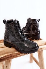 Aulinukai mergaitėms Big Star Shoes 21630-72, juodi kaina ir informacija | Aulinukai vaikams | pigu.lt