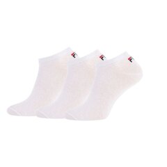 Kojinės unisex Fila, baltos, 3 poros kaina ir informacija | Moteriškos kojinės | pigu.lt
