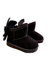 Sniego batai mergaitėms Meriva 21926-98, juodi цена и информация | Детская зимняя обувь | pigu.lt