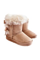 Žieminiai batai mergaitėms FR1 21919-98, smėlio spalvos kaina ir informacija | Žieminiai batai vaikams | pigu.lt