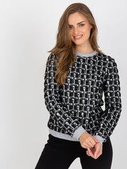 Džemperis moterims Lakerta LK-BL-507008.92, juodas kaina ir informacija | Džemperiai moterims | pigu.lt