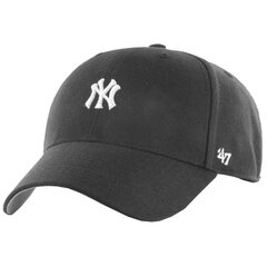 Kepurė su snapeliu 47 Brand MLB New York Yankees Base Runner Cap B-BRMPS17WBP-BKA kaina ir informacija | Kepurės moterims | pigu.lt