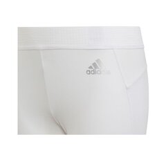 Sportiniai šortai mergaitėms Adidas Techfit Jr H23163, balti kaina ir informacija | Šortai mergaitėms | pigu.lt