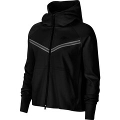 Džemperis moterims Nike Sportswear Tech Fleece Windrunner, juodas kaina ir informacija | Džemperiai moterims | pigu.lt