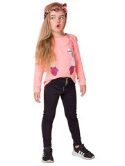 Marškinėliai mergaitėms Toontoy 2016100817835, oranžiniai kaina ir informacija | Marškinėliai mergaitėms | pigu.lt