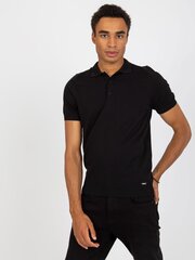 Marškinėliai vyrams Liwali TKKR-Y22-0000002.57P, juodi kaina ir informacija | Vyriški marškinėliai | pigu.lt