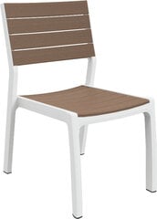 Садовое кресло Harmony, белое / бежевое цена и информация |  Садовые стулья, кресла, пуфы | pigu.lt