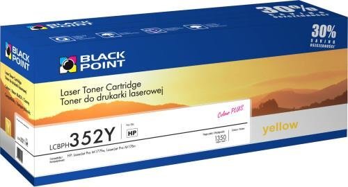 Toner cartridge Black Point LCBPH352Y | yellow | 1350 pp. | HP CF352A цена и информация | Kasetės lazeriniams spausdintuvams | pigu.lt