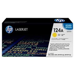 Spausdintuvo kasetė HP 124A (Q6002A), geltona kaina ir informacija | Kasetės lazeriniams spausdintuvams | pigu.lt