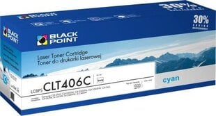 Toner cartridge Black Point LCBPSCLT406C | cyan | 1000 pp. | Samsung CLT-C406S цена и информация | Картриджи для лазерных принтеров | pigu.lt