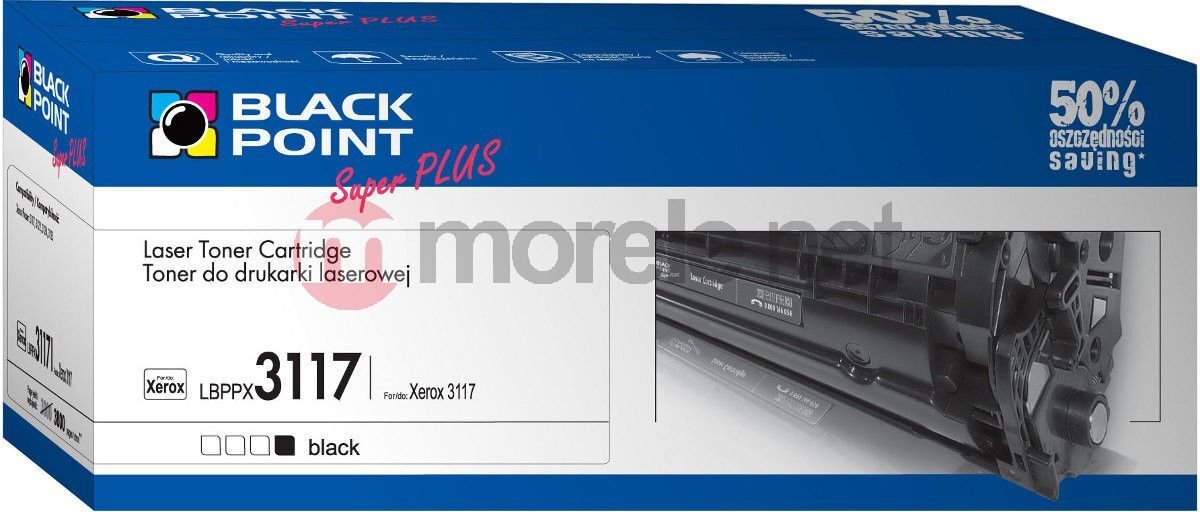 Toner Black Point LBPPX3117 | Black | 3800 p. | Xerox 106R01159 kaina ir informacija | Kasetės lazeriniams spausdintuvams | pigu.lt