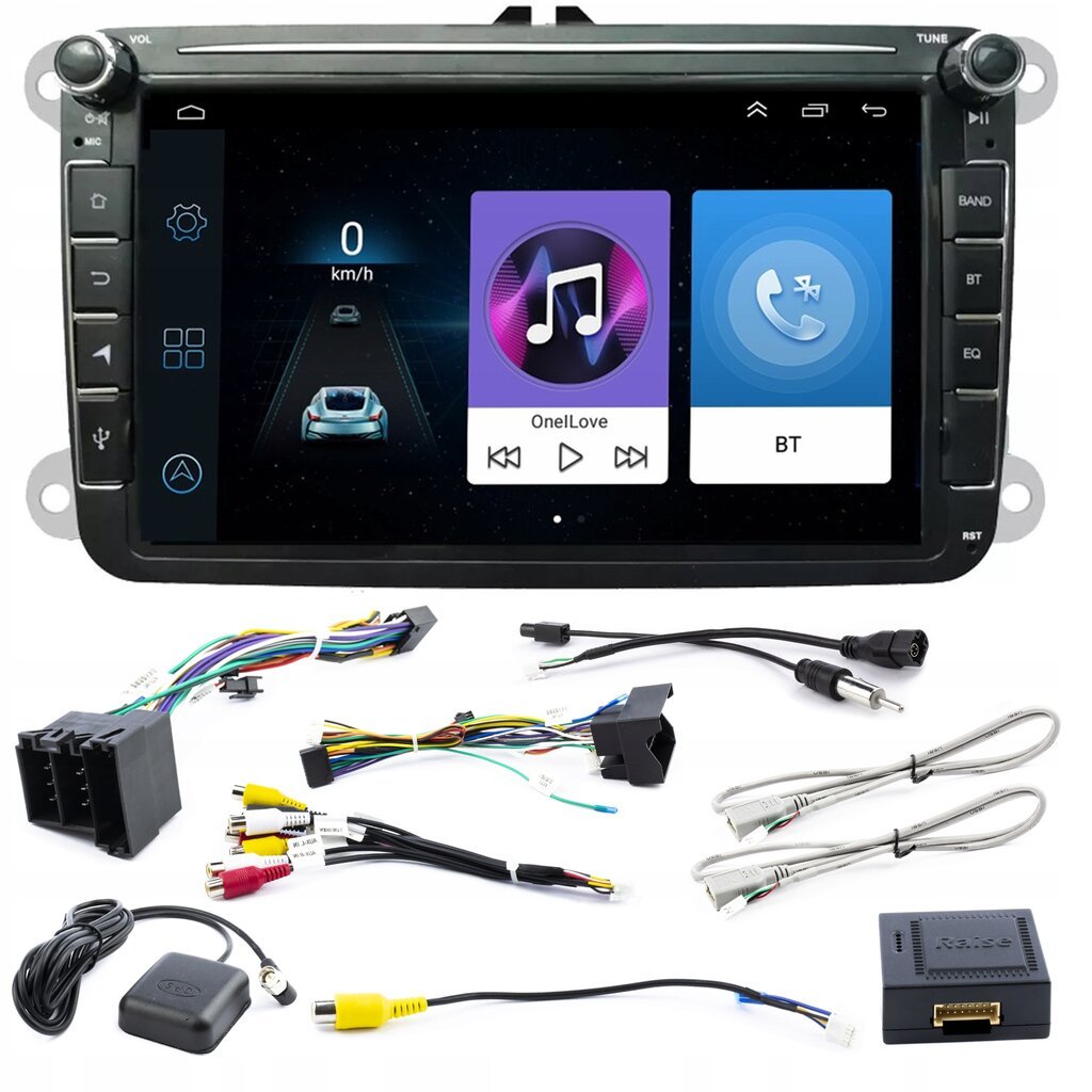 Multimedia stotis 2 DIN Android VW GOLF V VI 5 6 Passat B6 B7 kaina ir informacija | Automagnetolos, multimedija | pigu.lt