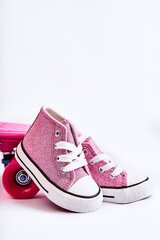 Sportiniai batai mergaitėms FR1 20476-150, rožiniai kaina ir informacija | Sportiniai batai vaikams | pigu.lt