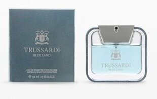 Туалетная вода Trussardi Blue Land EDT для мужчин, 50 мл цена и информация | Мужские духи | pigu.lt