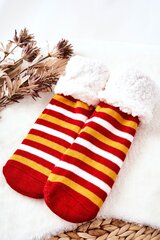 Kalėdinės kojinės moterims Aura.via, raudonos kaina ir informacija | Moteriškos kojinės | pigu.lt