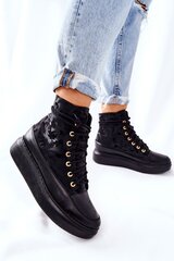 Aulinukai moterims Lewski Shoes 3034 1695321, juodi цена и информация | Женские сапоги | pigu.lt