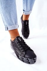 Laisvalaikio batai moterims Big Star, juodi kaina ir informacija | Bateliai moterims | pigu.lt