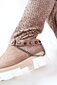 Ilgaauliai batai moterims Levski Shoes 2866, smėlio spalvos цена и информация | Aulinukai, ilgaauliai batai moterims | pigu.lt