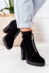 Aukštakulniai batai moterims PS1 15943-21, juodi цена и информация | Женские сапоги | pigu.lt