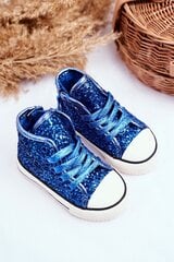 Sportiniai batai mergaitėms FR1 12287-150, mėlyni kaina ir informacija | Sportiniai batai vaikams | pigu.lt