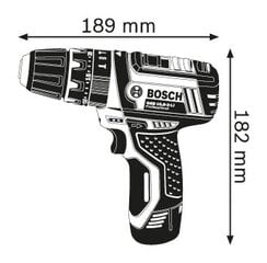 Аккумуляторная дрель Bosch 06019B6906, 12 В, с аккумулятором и зарядным устройством цена и информация | Шуруповерты, дрели | pigu.lt