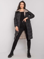 Striukė moterims Yups YP-KR-bx4287.57, juoda цена и информация | Женские куртки | pigu.lt