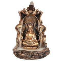 Atbulinio smilkimo krioklio efekto laikiklis Budha, 13.5 x 14 x 11 cm цена и информация | Ароматы для дома | pigu.lt