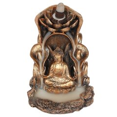 Atbulinio smilkimo krioklio efekto laikiklis Budha, 13.5 x 14 x 11 cm цена и информация | Ароматы для дома | pigu.lt