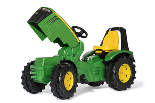 Детский трактор с педалями rollyX-Trac Premium John Deere 8400R (640034) цена и информация | Игрушки для мальчиков | pigu.lt