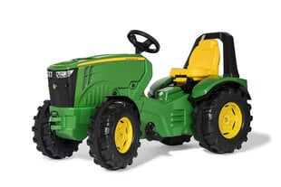 Детский трактор с педалями rollyX-Trac Premium John Deere 8400R (640034) цена и информация | Игрушки для мальчиков | pigu.lt