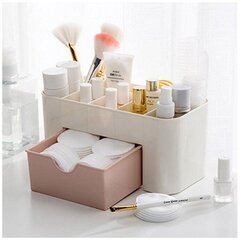Dėžutė kosmetikos reikmenims su lentynėle, organaizeris kaina ir informacija | Kosmetinės, veidrodėliai | pigu.lt