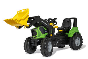 Педальный трактор RollyFarmtrac Deutz Agrotron 8280 TTV с фронтальным ковшом цена и информация | Игрушки для мальчиков | pigu.lt