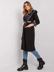 Paltas moterims Italy Moda 622949, juodas цена и информация | Женские пальто | pigu.lt