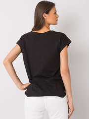 Marškinėliai moterims Fancy FA-TS-7137.29P, juodi kaina ir informacija | Marškinėliai moterims | pigu.lt