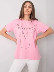 Marškinėliai moterims Fancy FA-TS-7121.88P, rožiniai kaina ir informacija | Marškinėliai moterims | pigu.lt