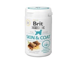 Витаминные добавки Brit для собак Vitamins Skin&Coat, 150 г цена и информация | Витамины, добавки, средства от паразитов для собак | pigu.lt