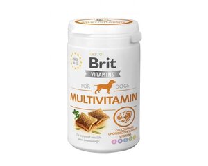 Brit Vitamins Multivitamin papildomas maistas šunims su vitaminais, 150 g kaina ir informacija | Vitaminai, papildai, antiparazitinės priemonės šunims | pigu.lt