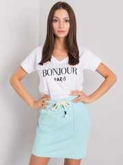 Marškinėliai moterims Fancy FA-TS-7161.32P, balti kaina ir informacija | Marškinėliai moterims | pigu.lt