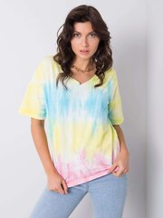 Marškinėliai moterims Fancy FA-TS-7058.85, geltoni kaina ir informacija | Marškinėliai moterims | pigu.lt
