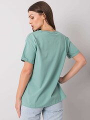 Marškinėliai moterims Fancy, žali kaina ir informacija | Marškinėliai moterims | pigu.lt