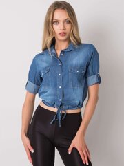 Marškiniai moterims Rue Paris RO-KS-5432.07P, mėlyni kaina ir informacija | Palaidinės, marškiniai moterims | pigu.lt