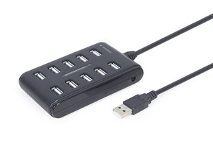 Gembird UHB-U2P10P-01, USB 2.0 kaina ir informacija | Adapteriai, USB šakotuvai | pigu.lt