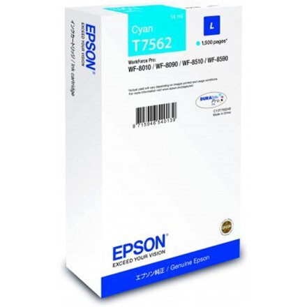 EPSON WF-8xxx Series Ink Cartridge L Cyan kaina ir informacija | Kasetės rašaliniams spausdintuvams | pigu.lt