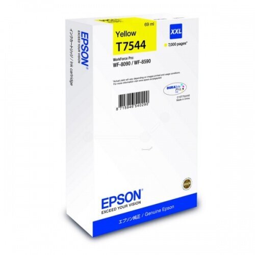 Epson WF-8090 / WF-8590, geltona kaina ir informacija | Kasetės rašaliniams spausdintuvams | pigu.lt
