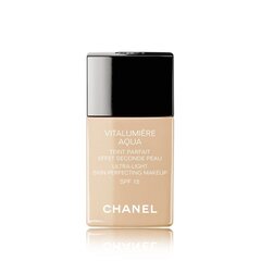 Основа для макияжа Chanel Vitalumiere Aqua 30 мл, 40 Beige цена и информация | Пудры, базы под макияж | pigu.lt