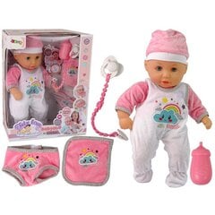 Baby Doll Rožinė lėlė su garsais,rožinė цена и информация | Игрушки для девочек | pigu.lt