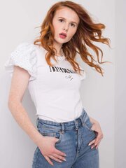 Marškinėliai moterims New, balti kaina ir informacija | Marškinėliai moterims | pigu.lt